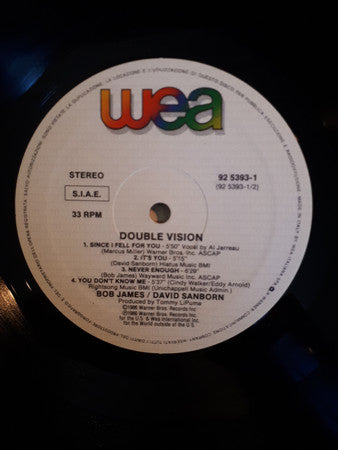 Bob James / David Sanborn ‎– Double Vision