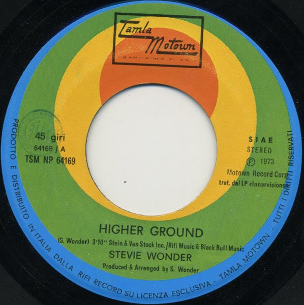 Stevie Wonder - Higher Ground / Living For The City (7")