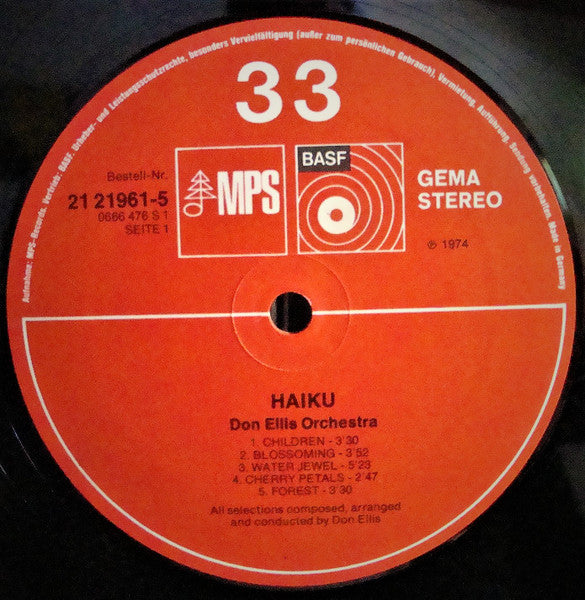 Don Ellis - Haiku