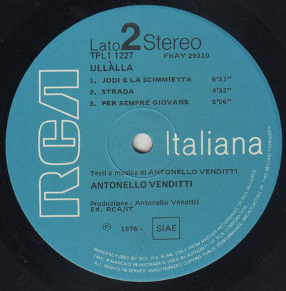 Antonello Venditti - Ullàlla