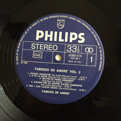 Fabrizio De André - Vol.2