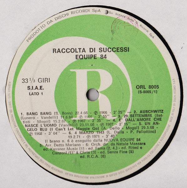 Equipe 84 - Raccolta Di Successi