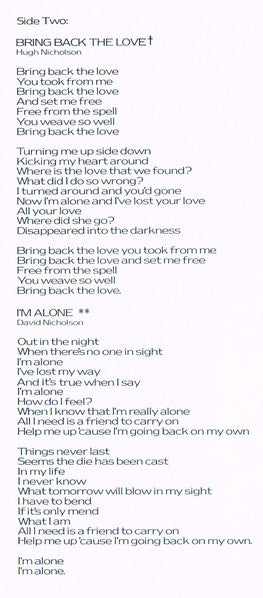 Blue - Another Night Time Flight