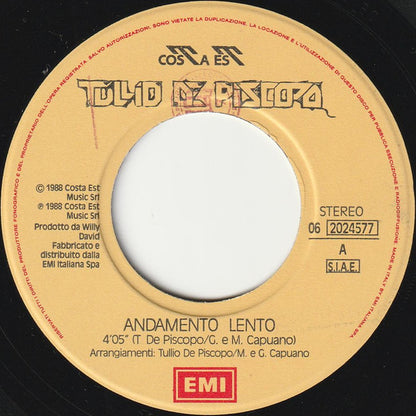 Tullio De Piscopo - Andamento Lento (7")