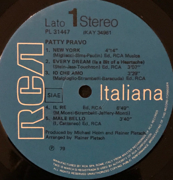 Patty Pravo - ...Munich-Album...