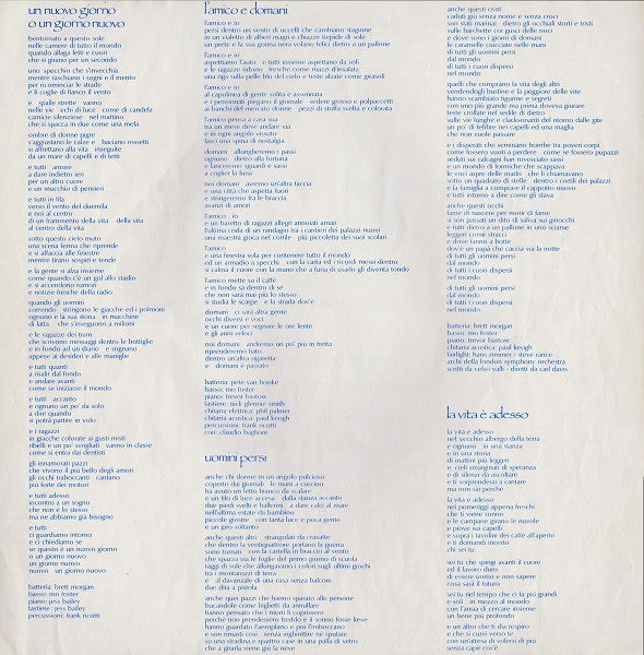 Claudio Baglioni - La Vita È Adesso