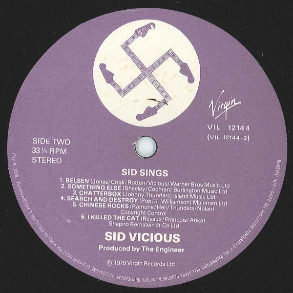 Sid Vicious - Sid Sings