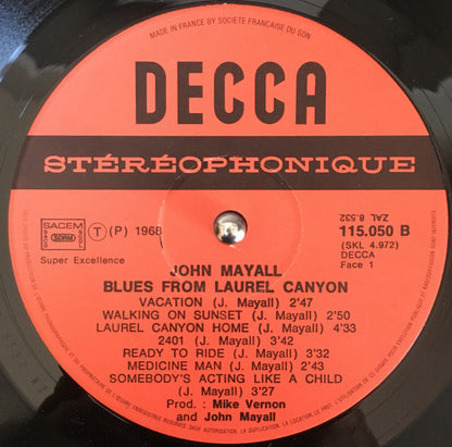 John Mayall - Blues From Laurel Canyon