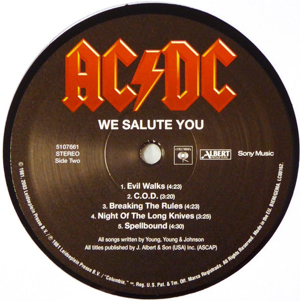 AC/DC - For Those About To Rock (We Salute You)