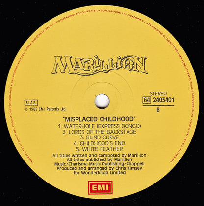 Marillion - Misplaced Childhood