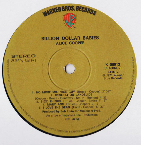 Alice Cooper - Billion Dollar Babies