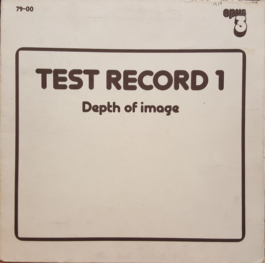 Various - Test Record 1 (Depth Of Image)