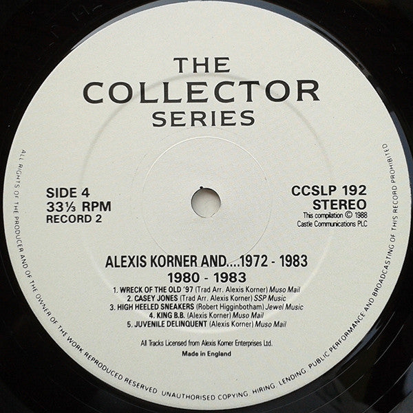 Alexis Korner - Alexis Korner And... 1972 - 1983