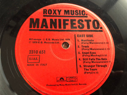 Roxy Music - Manifesto