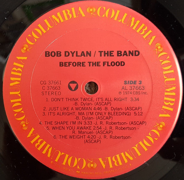 Bob Dylan - Before The Flood