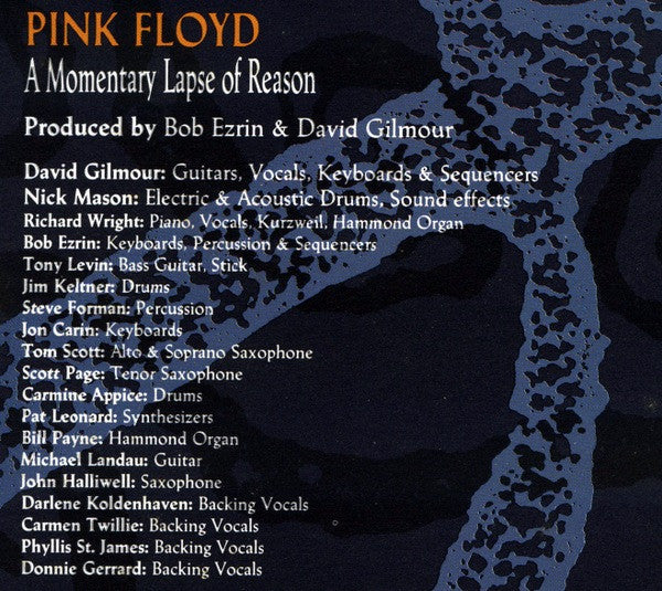 Pink Floyd - A Momentary Lapse Of Reason