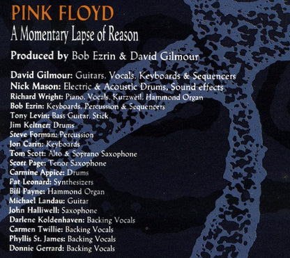 Pink Floyd - A Momentary Lapse Of Reason