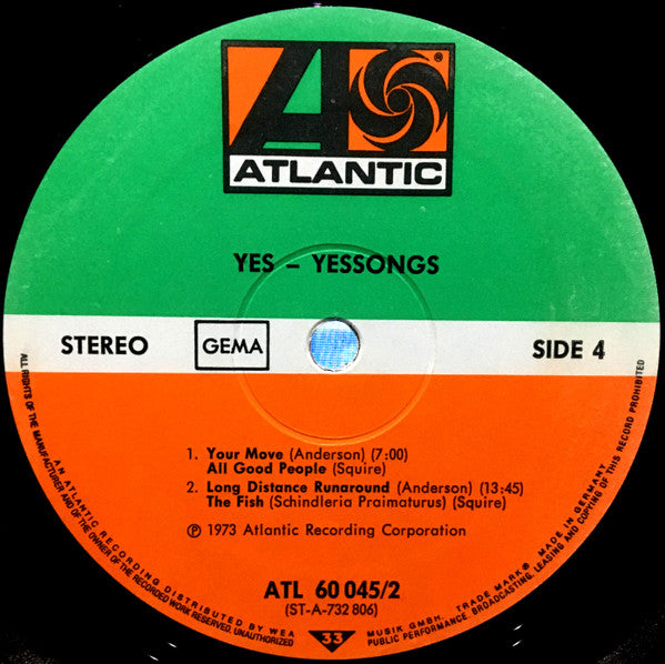 Yes - Yessongs