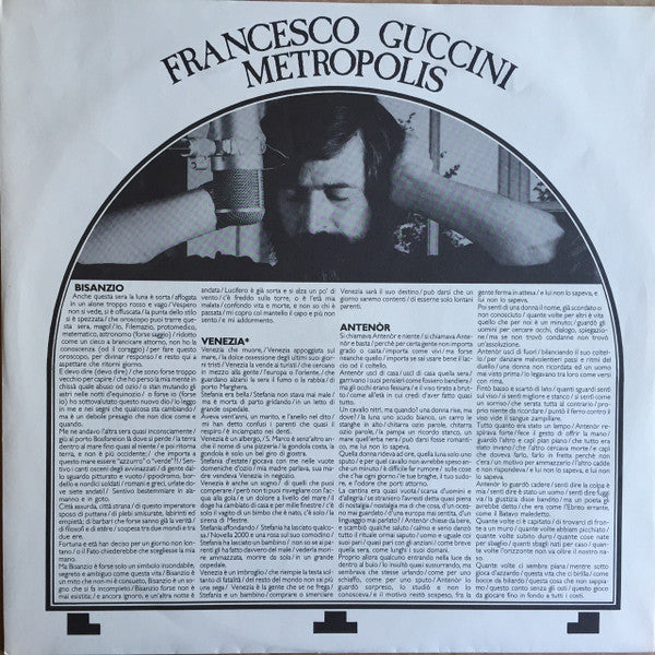 Francesco Guccini - Metropolis