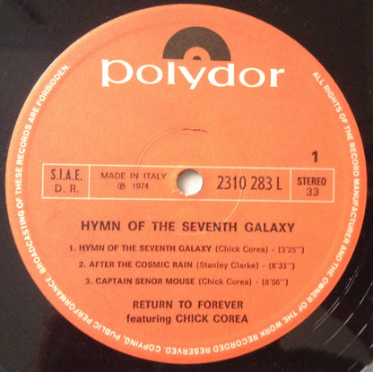 Return To Forever - Hymn Of The Seventh Galaxy