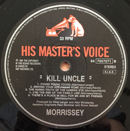 Morrissey - Kill Uncle