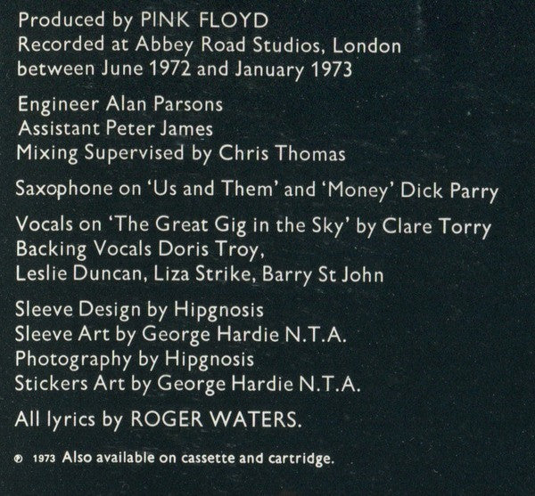 Pink Floyd - The Dark Side Of The Moon