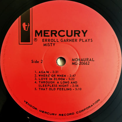 Erroll Garner - Plays Misty