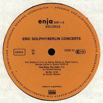 Eric Dolphy - Berlin Concerts