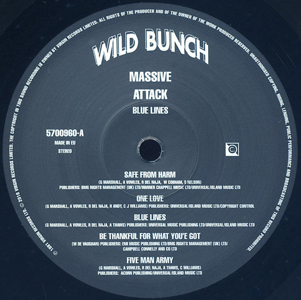 Massive Attack - Blue Lines (nuovo)