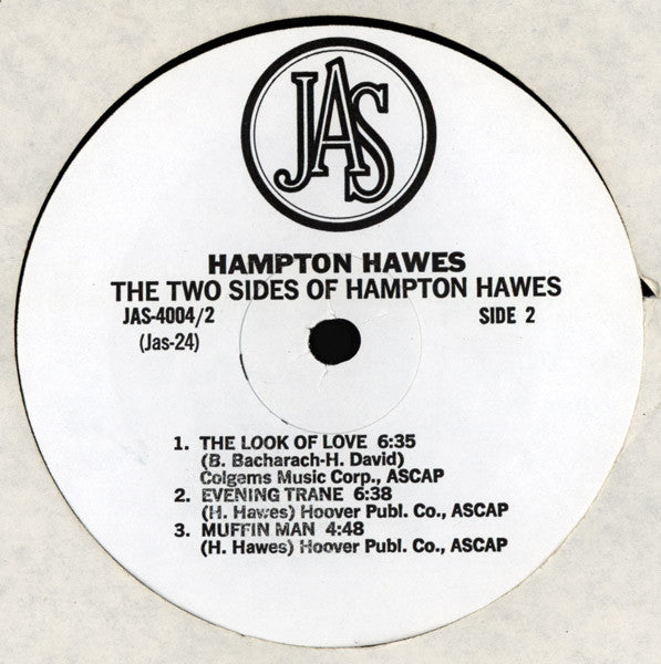 Hampton Hawes - The Two Sides Of Hampton Hawes