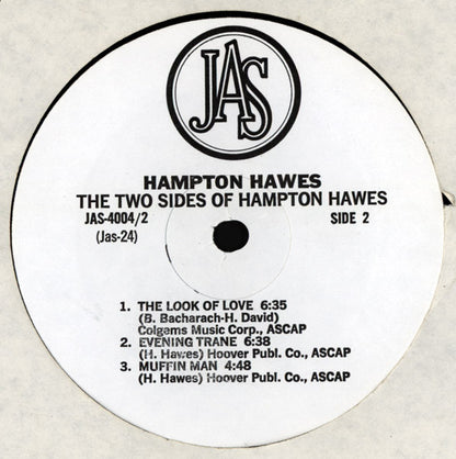 Hampton Hawes - The Two Sides Of Hampton Hawes