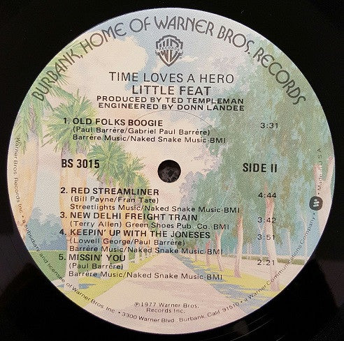 Little Feat - Time Loves A Hero