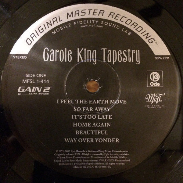 Carole King - Tapestry - (Original Master Recording) - (nuovo)