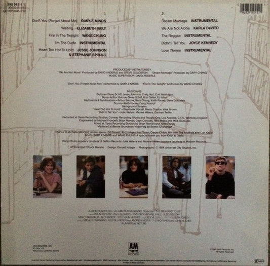 Various - The Breakfast Club (Original Motion Picture Soundtrack)