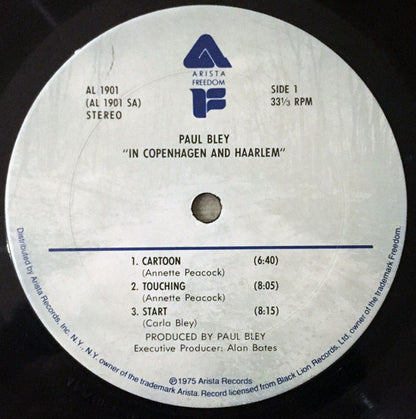 Paul Bley - Copenhagen And Haarlem