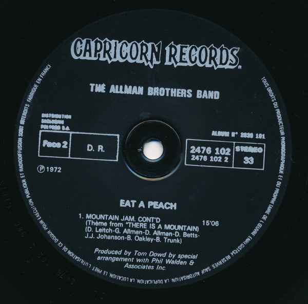 The Allman Brothers Band - Eat A Peach