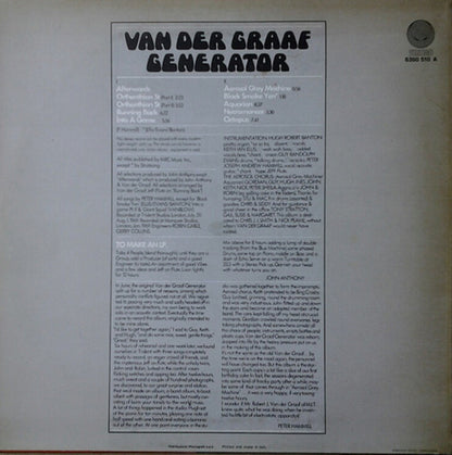 Van Der Graaf Generator - The Aerosol Grey Machine