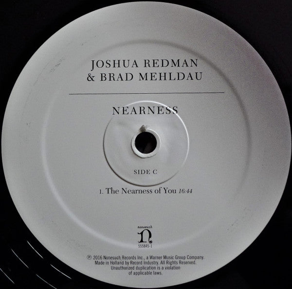 Joshua Redman & Brad Mehldau ‎– Nearness