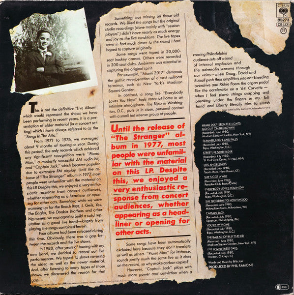 Billy Joel - Songs In The Attic
