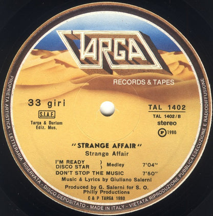 Strange Affair - Strange Affair