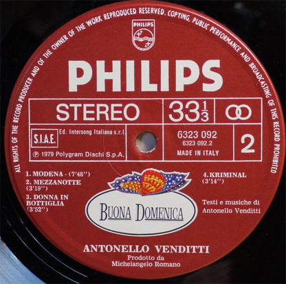 Antonello Venditti - Buona Domenica