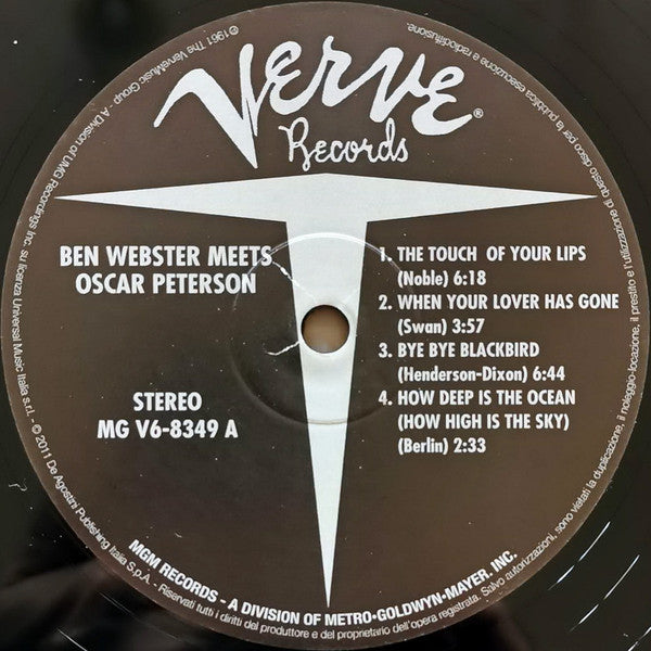 Ben Webster - Ben Webster Meets Oscar Peterson