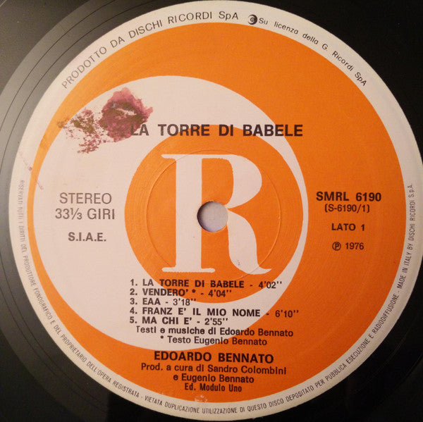 Edoardo Bennato - La Torre Di Babele