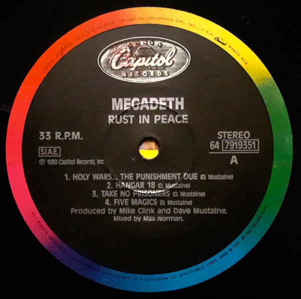 Megadeth - Rust In Peace