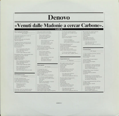 Denovo - Venuti Dalle Madonie A Cercar Carbone