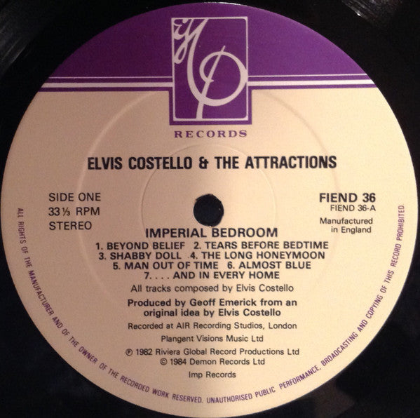 Elvis Costello & The Attractions - Imperial Bedroom