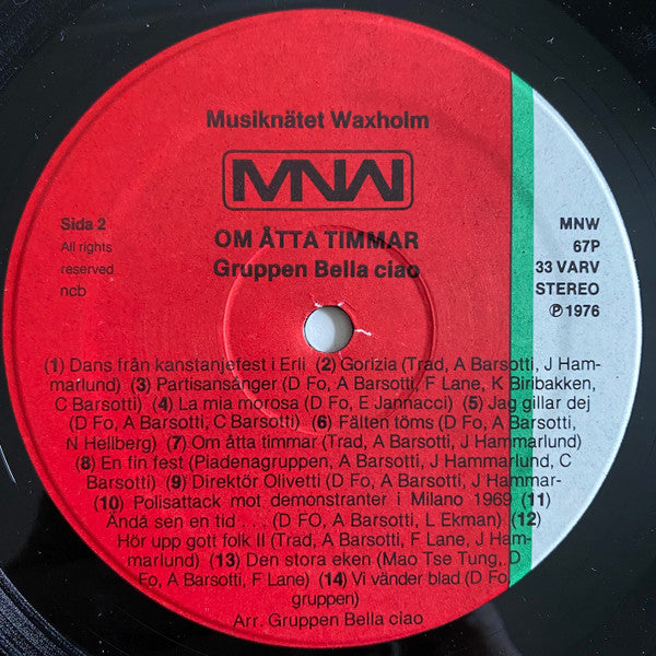 Bella Ciao - Om Åtta Timmar