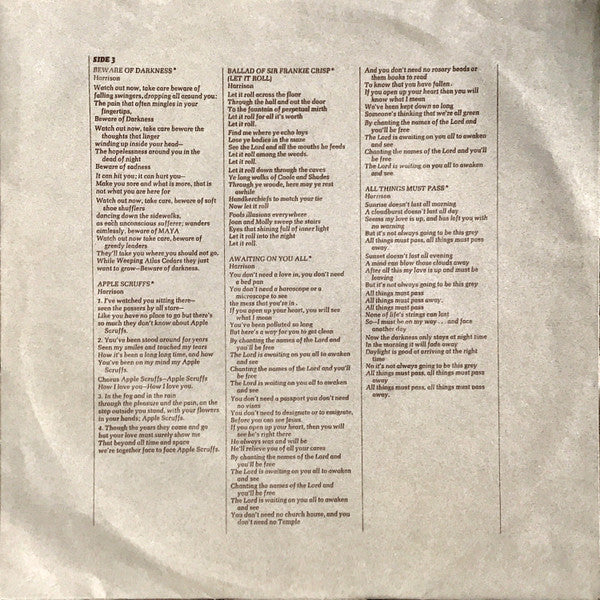 George Harrison - All Things Must Pass (box)