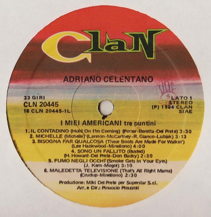 Adriano Celentano - I Miei Americani (Tre Puntini)