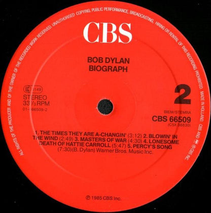 Bob Dylan - Biograph (Box)